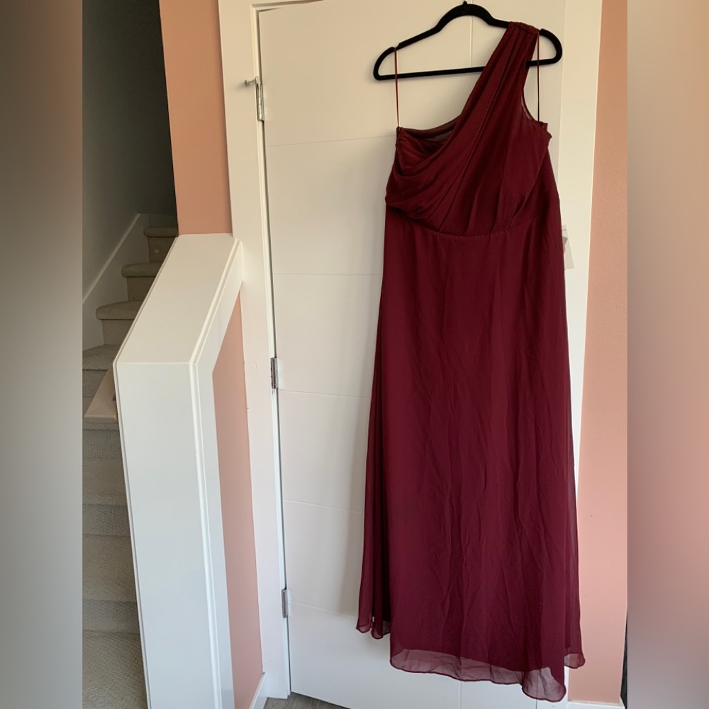 Birdy Grey - Kira Dress, Chiffon (Cabernet) - women’s Curve 1X